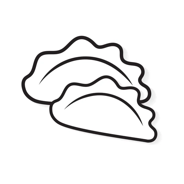 Dumplings icon- vector illustration — Stock Vector