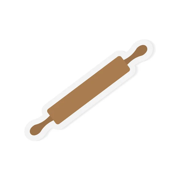 Rolling pin icon- vector illustration — Stock Vector