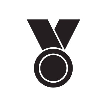 ödül madalya simgesi- vektör illüstrasyon