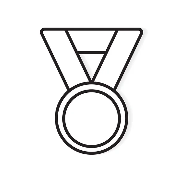 Auszeichnung Medaille Icon - Vektor Illustration — Stockvektor