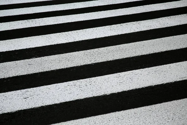 Zebra crosswalk on a asphalt road background — Stock Photo, Image