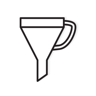 siyah huni simgesi-vektör çizim