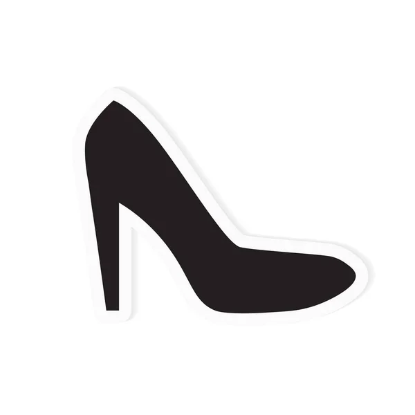 Chaussure à talon haut icon- illustration vectorielle — Image vectorielle