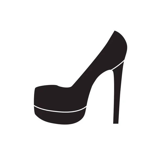 Chaussure à talon haut icon- illustration vectorielle — Image vectorielle