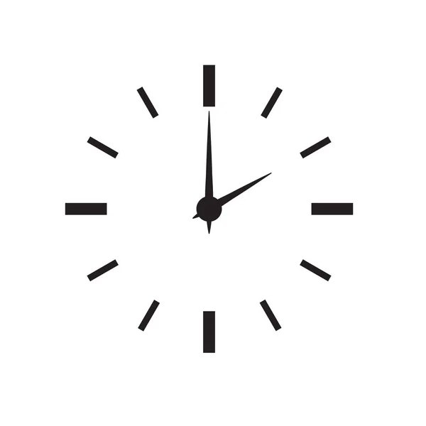 Uhr Gesicht Icon-Vektor-Illustration — Stockvektor