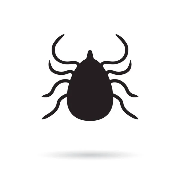 Tick lyme insecte icon- illustration vectorielle — Image vectorielle