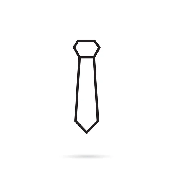 Ikona ilustracja krawat szyja wektor — Wektor stockowy