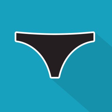 külot iç çamaşırı simgesi- vektör illüstrasyon