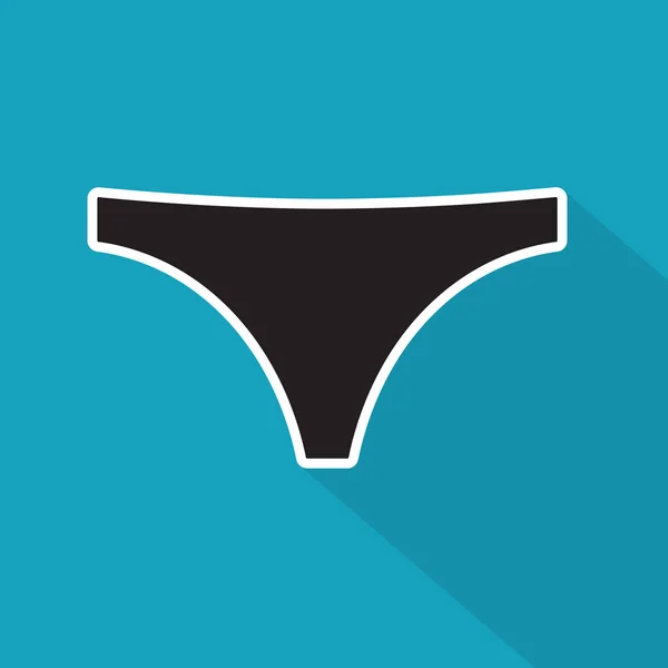 Bragas iconos de ropa interior-vector de ilustración — Vector de stock