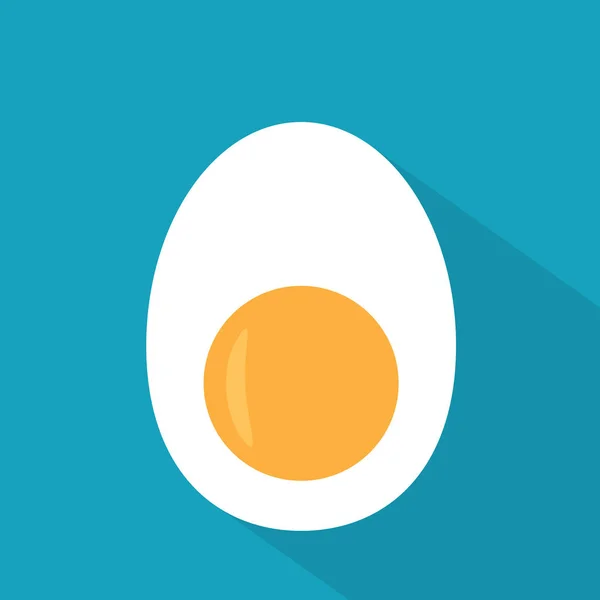 Moitié oeuf icon- illustration vectorielle — Image vectorielle