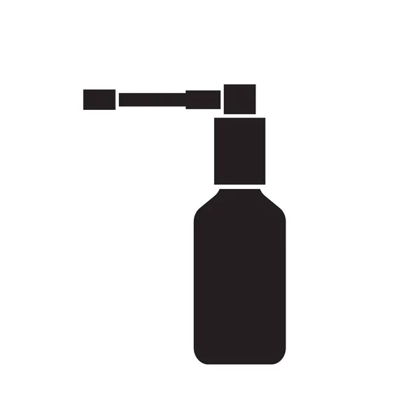 Geneeskunde spray fles-vector illustratie — Stockvector