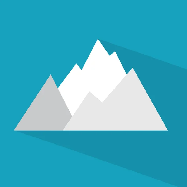 Mountain Peak ikon-vektor illustration — Stock vektor