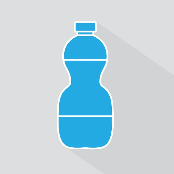 Flasche mit Wasser-Icon-Vektorillustration — Stockvektor