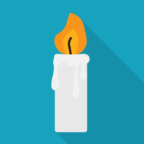 Candle icon- vector illustration — Stock Vector