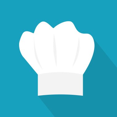 şefin şapka simgesi- vektör illüstrasyon