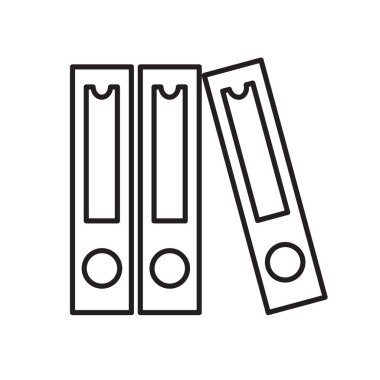 halka bağlayıcılar simgesi- vektör çizimi