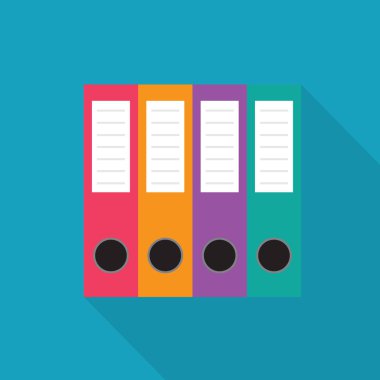 renkli halka bilders simgesi- vektör illüstrasyon