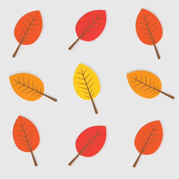 Sonbahar yaprakları arka plan vektör illüstrasyonuName — Stok Vektör