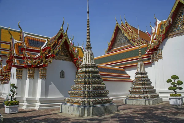 Wat pho tempel, bangkok, thailand — Stockfoto