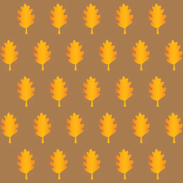 Feuilles orange fond automne- illustration vectorielle — Image vectorielle