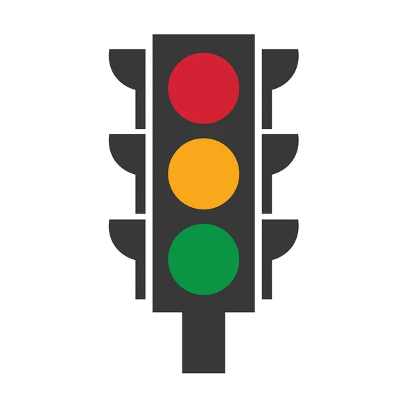 Traffic lights icon- vector illustration — Stock Vector