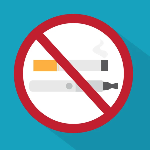 No fumar icono signo - ilustración vectorial — Archivo Imágenes Vectoriales