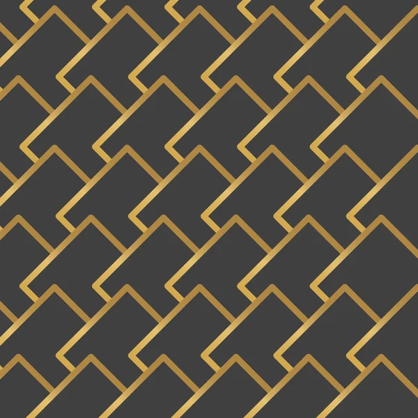 Patrón cuadrado dorado-vector ilustración — Archivo Imágenes Vectoriales
