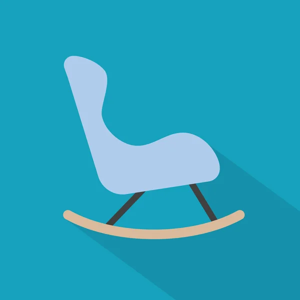 Rocking Chair Icon Illustration Vectorielle — Image vectorielle