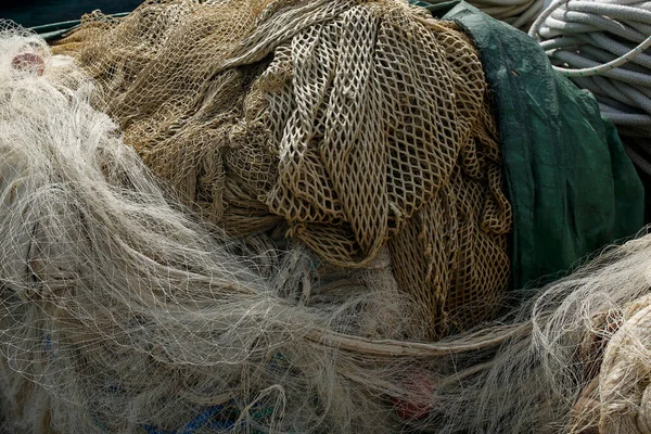 Heap Fishing Nets — Stock Photo, Image