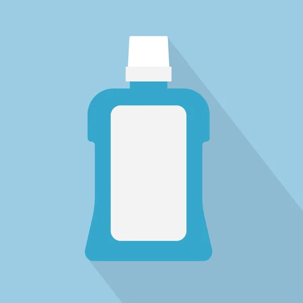 Mouthwash Bottle Icon Vector Illustration - Stok Vektor