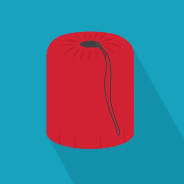 Sleeping Bag Icon Vector Illustration — Stock Vector