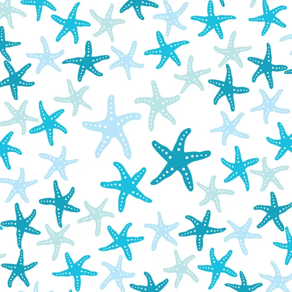 Морские Звезды Заднем Плане Векторная Иллюстрация — стоковый вектор