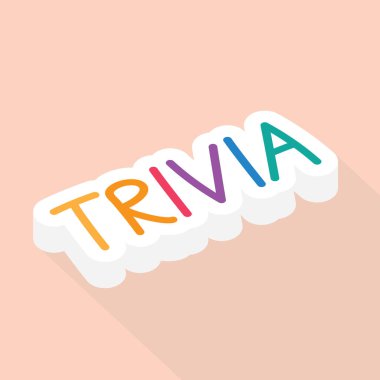 Önemsiz kelime kavramı - vektör illüstrasyonu