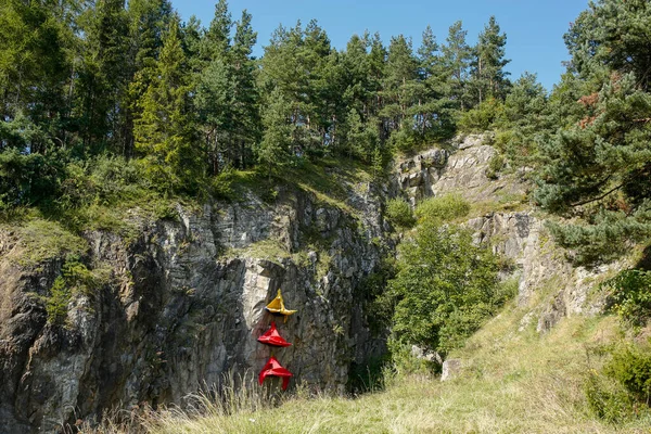 colorful portaledge hanging tents for rock climber