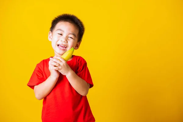 Retrato Feliz Criança Asiática Criança Bonito Menino Pequeno Sorriso Atraente — Fotografia de Stock