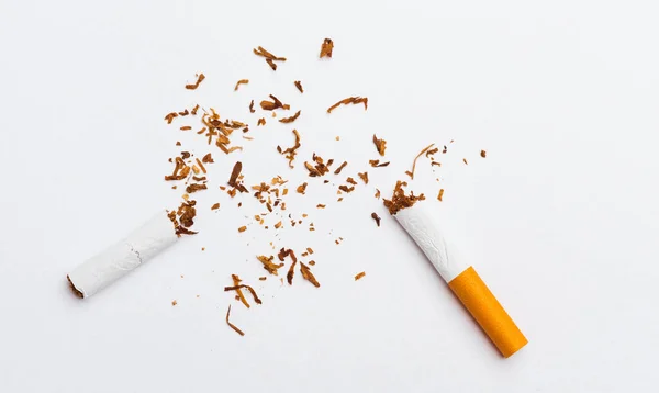 Mayıs Dünya Nın Tütün Yok Günü Sigara Yok Kırık Sigara — Stok fotoğraf