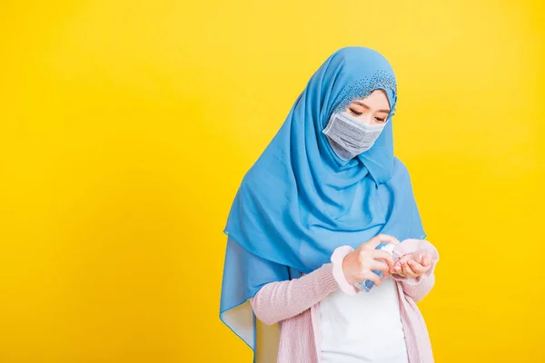 Árabe Musulmán Asiático Retrato Mujer Joven Hermosa Feliz Islam Religioso — Foto de Stock