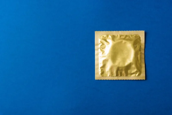 Dia Mundial Saúde Sexual Aids Top View Flat Lay Preservativo — Fotografia de Stock