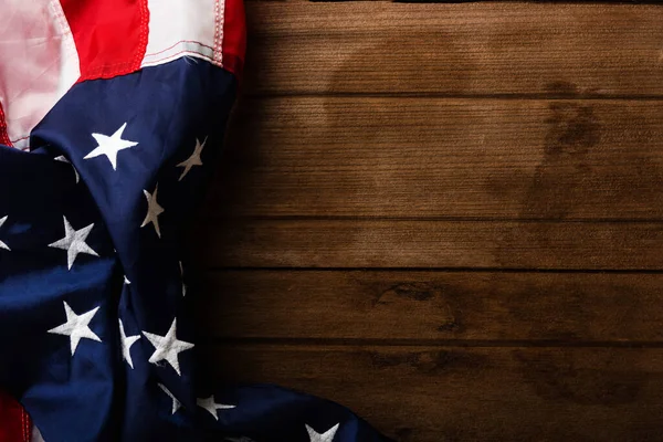 Top View Overhead America United States Flag Memorial Remembrance Thank — Fotografia de Stock