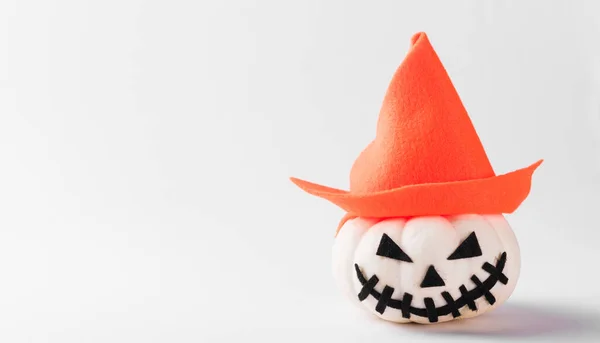 Divertente Halloween Giorno Partito Concetto Fantasma Zucca Testa Jack Lanterna — Foto Stock