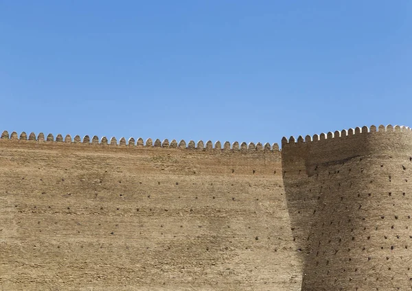 Walls of The Ark, 5th Century Fortress in Bukhara, Uzbekistan