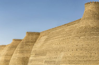 Ark, Buhara, Özbekistan 5. yy kale duvarlarını