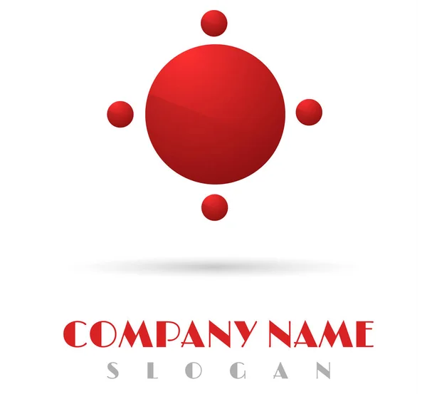 Plantilla Logotipo Vectorial Concepto Logotipo Creativo Logotipo Forma Vectorial Logotipos — Vector de stock