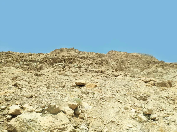 Negev desert landscape with hills and mountains — Stock Photo, Image