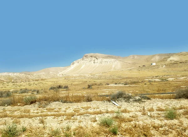 沙漠景观与岩石，丘陵和山脉 — 图库照片