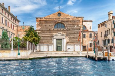 Cephe, Kilisesi, San Grand Canal Venedik, İtalya'nın Cannaregio bölgesinde karşı karşıya Marcuola