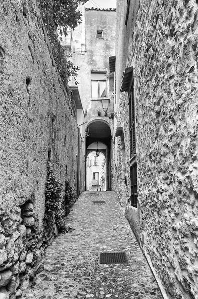 Antica Strada Nel Centro Storico Fiumefreddo Bruzio Paese Del Sud — Foto Stock