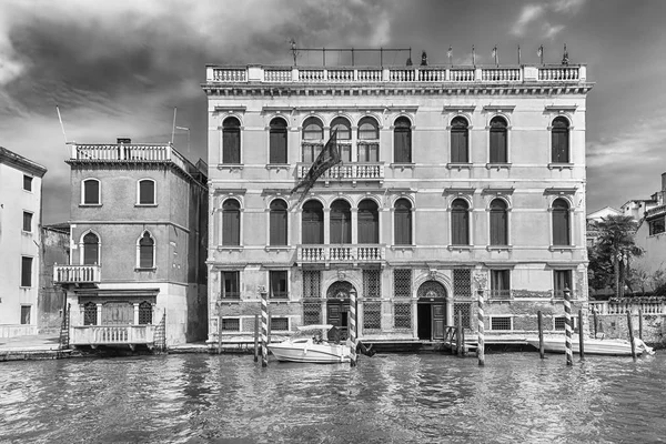 Arquitetura Cênica Longo Grande Canal Distrito Cannaregio Veneza Itália — Fotografia de Stock