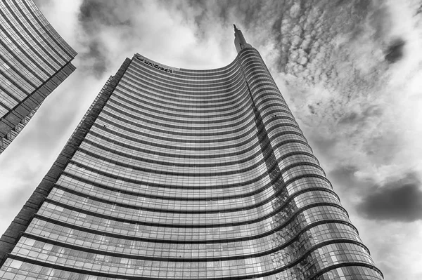 Milan March Unicredit Tower Iconic Skyscraper Which Part Group Residential — Stock Photo, Image