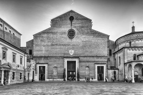 Padua Italien April Fassade Der Römisch Katholischen Kathedrale Und Hauptsächlicher — Stockfoto